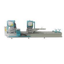 High precision CNC aluminum profile window door double head mitre cutting saw machine for aluminum fabrication